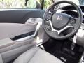 Gray 2012 Honda Civic EX Coupe Steering Wheel