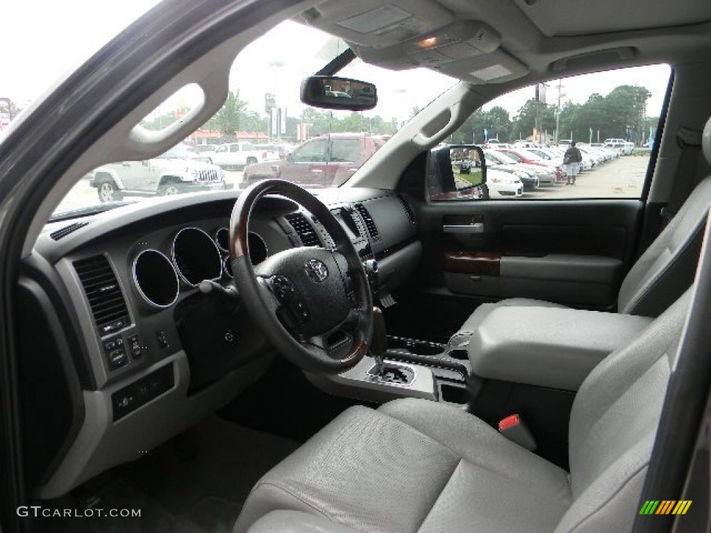 2011 Tundra Limited CrewMax 4x4 - Magnetic Gray Metallic / Graphite Gray photo #8