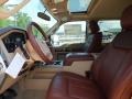 2012 White Platinum Metallic Tri-Coat Ford F250 Super Duty King Ranch Crew Cab 4x4  photo #3