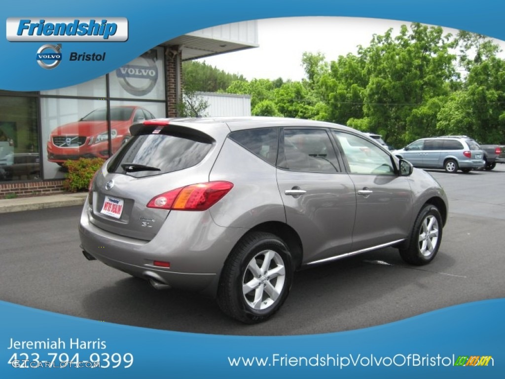 2009 Murano SL - Platinum Graphite Metallic / Beige photo #7