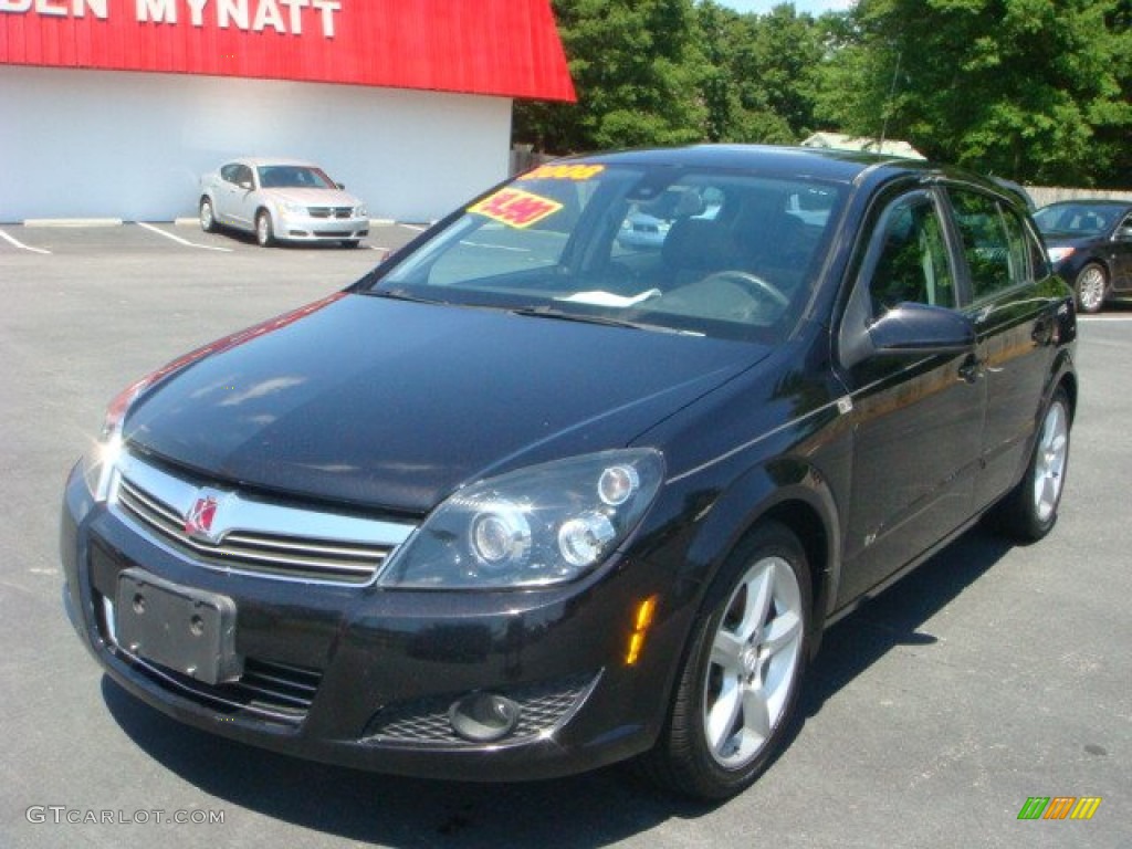 2008 Astra XR Sedan - Black Sapphire / Charcoal photo #1