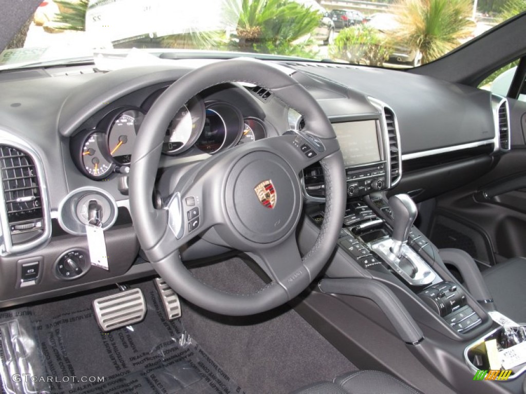 2012 Porsche Cayenne S Black Dashboard Photo #66440709