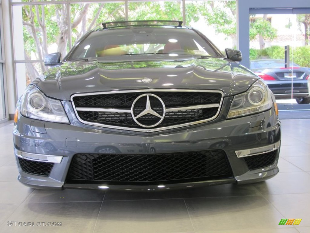 Steel Grey Metallic 2012 Mercedes-Benz C 63 AMG Coupe Exterior Photo #66440757