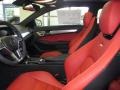  2012 C 63 AMG Coupe AMG Classic Red/Black Interior