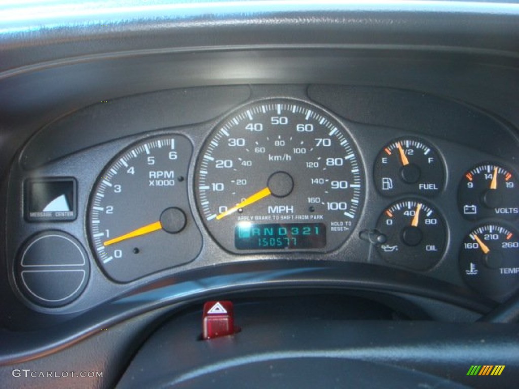 2001 Chevrolet Silverado 1500 LS Regular Cab Gauges Photo #66440829