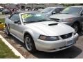 2001 Silver Metallic Ford Mustang GT Convertible  photo #1