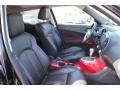 Black/Red w/Red Trim 2011 Nissan Juke SL Interior Color