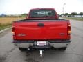 2007 Red Clearcoat Ford F250 Super Duty Lariat SuperCab 4x4  photo #10
