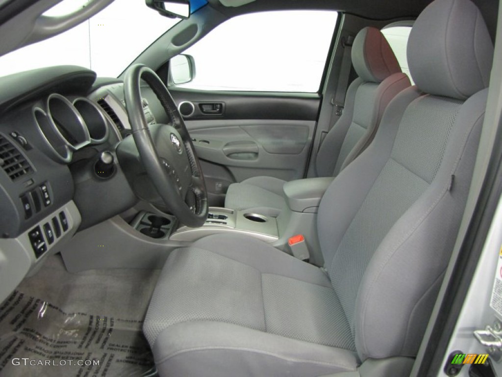 Graphite Interior 2010 Toyota Tacoma V6 SR5 TRD Sport Access Cab 4x4 Photo #66443202