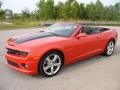 Front 3/4 View of 2011 Camaro SS/RS Convertible