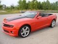 2011 Inferno Orange Metallic Chevrolet Camaro SS/RS Convertible  photo #1