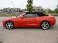 2011 Inferno Orange Metallic Chevrolet Camaro SS/RS Convertible  photo #3