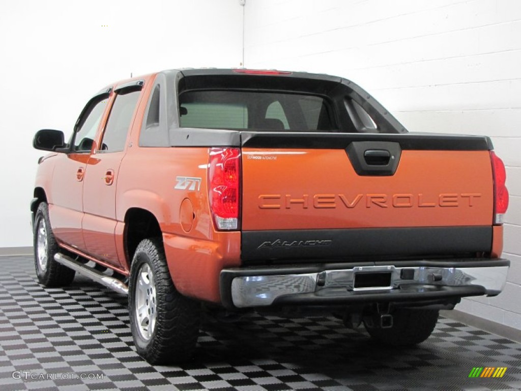 2005 Avalanche LT 4x4 - Sunburst Orange Metallic / Tan/Neutral photo #2