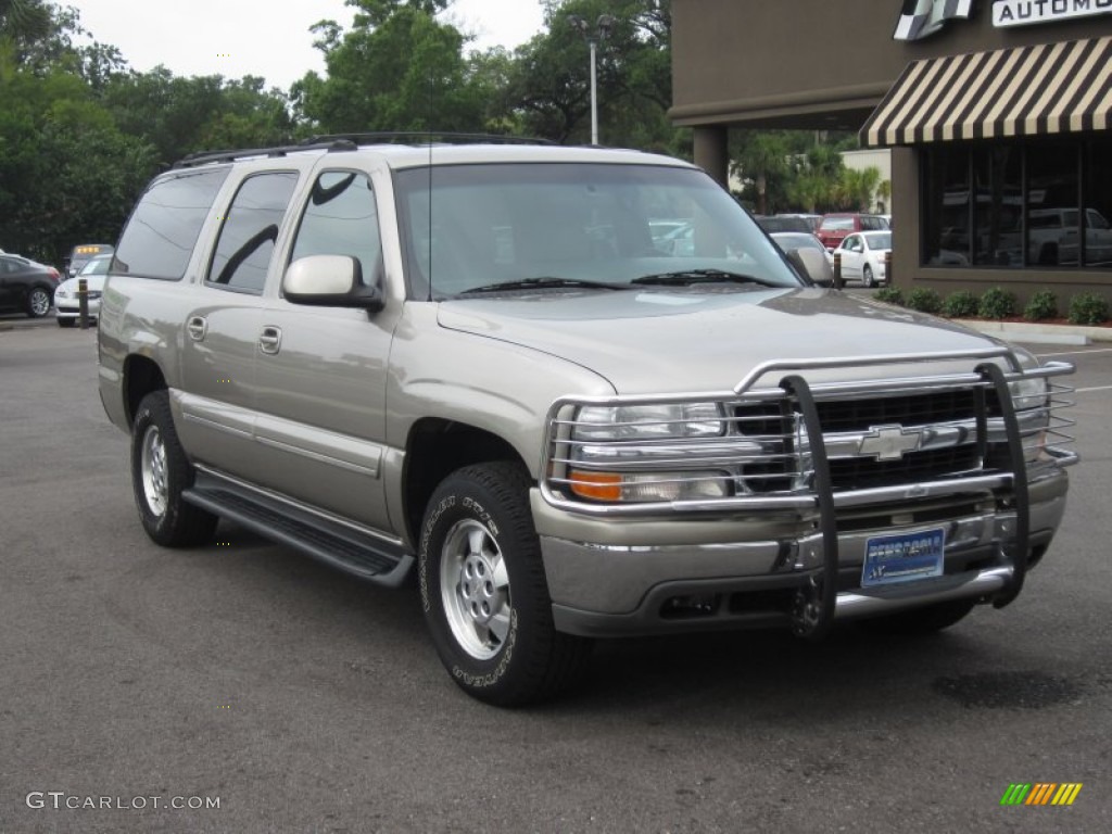 2001 Suburban 1500 LT - Light Pewter Metallic / Light Gray/Neutral photo #4