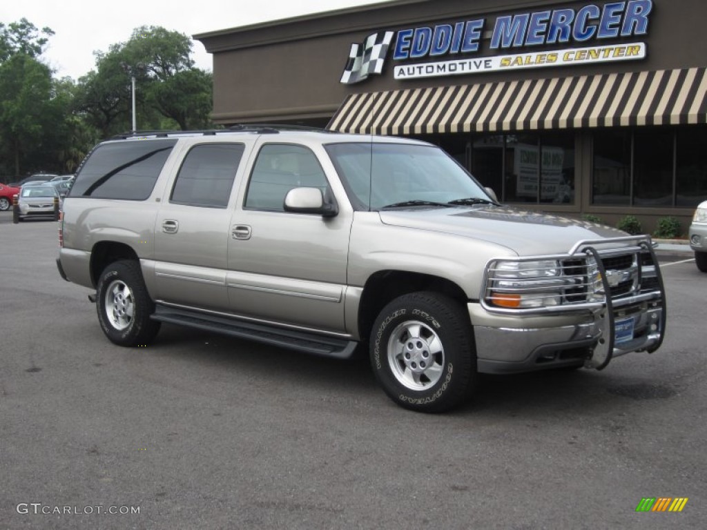 2001 Suburban 1500 LT - Light Pewter Metallic / Light Gray/Neutral photo #5