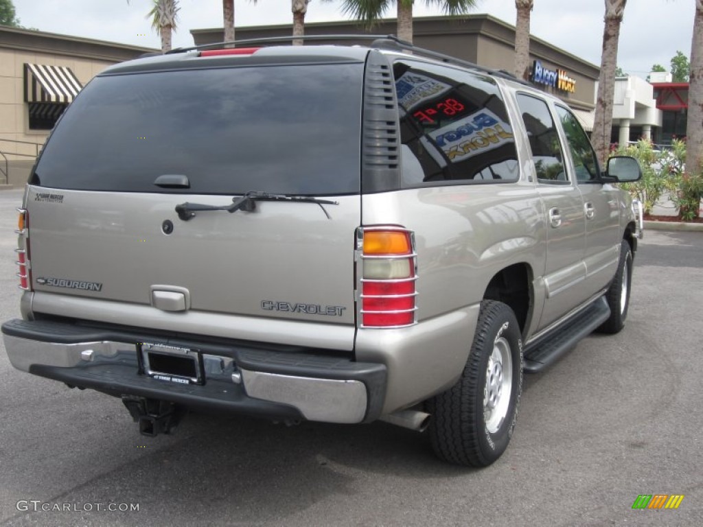 2001 Suburban 1500 LT - Light Pewter Metallic / Light Gray/Neutral photo #8