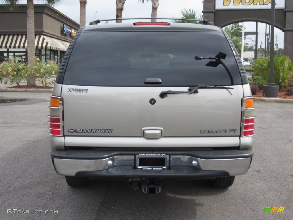 2001 Suburban 1500 LT - Light Pewter Metallic / Light Gray/Neutral photo #9