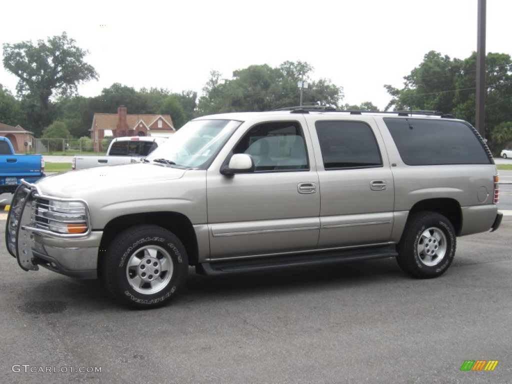 2001 Suburban 1500 LT - Light Pewter Metallic / Light Gray/Neutral photo #13