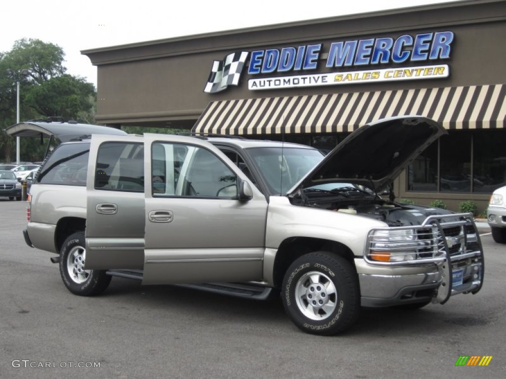 2001 Suburban 1500 LT - Light Pewter Metallic / Light Gray/Neutral photo #20
