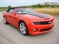 Inferno Orange Metallic 2011 Chevrolet Camaro SS/RS Convertible Exterior