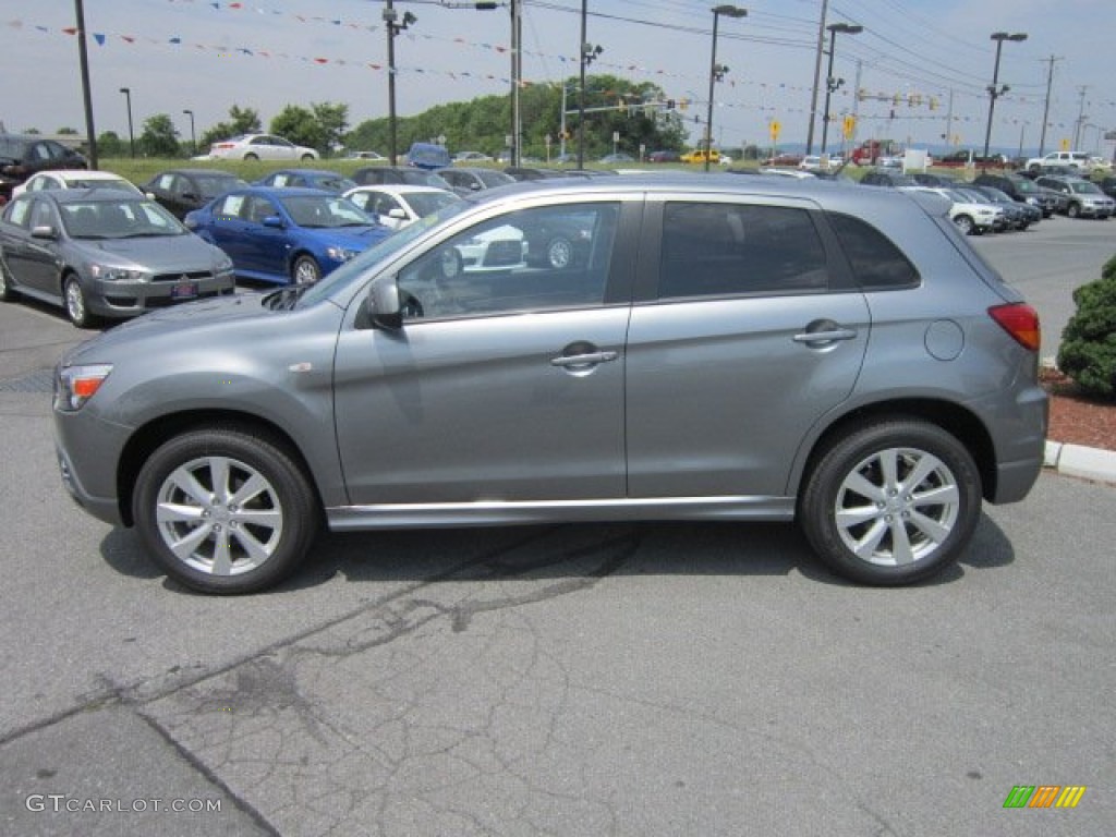 Mercury Gray Pearl 2012 Mitsubishi Outlander Sport SE Exterior Photo #66444462