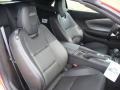 Black 2011 Chevrolet Camaro SS/RS Convertible Interior Color