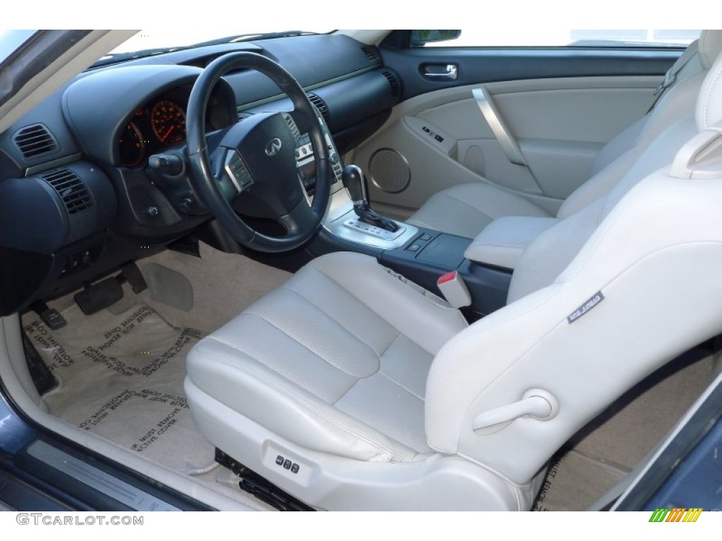 2006 G 35 Coupe - Lakeshore Slate Blue Metallic / Wheat photo #8