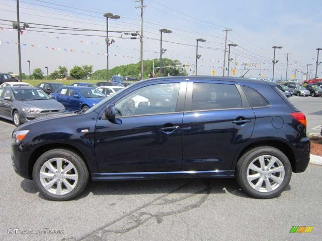 Cosmic Blue 2012 Mitsubishi Outlander Sport SE Exterior Photo #66445218