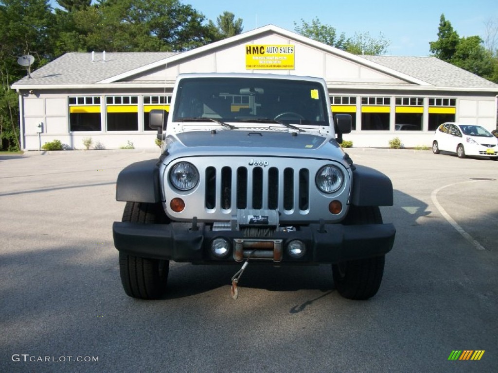 2009 Wrangler Rubicon 4x4 - Bright Silver Metallic / Dark Slate Gray/Medium Slate Gray photo #3