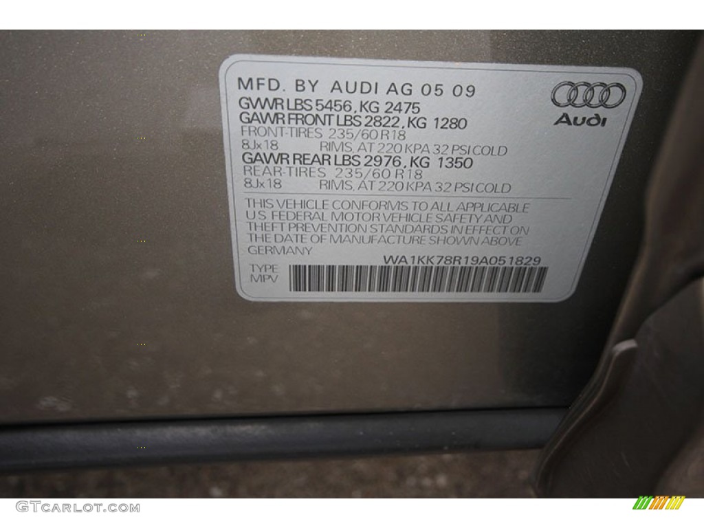 2009 Q5 3.2 Premium quattro - Dakar Beige Metallic / Cardamom Beige photo #4