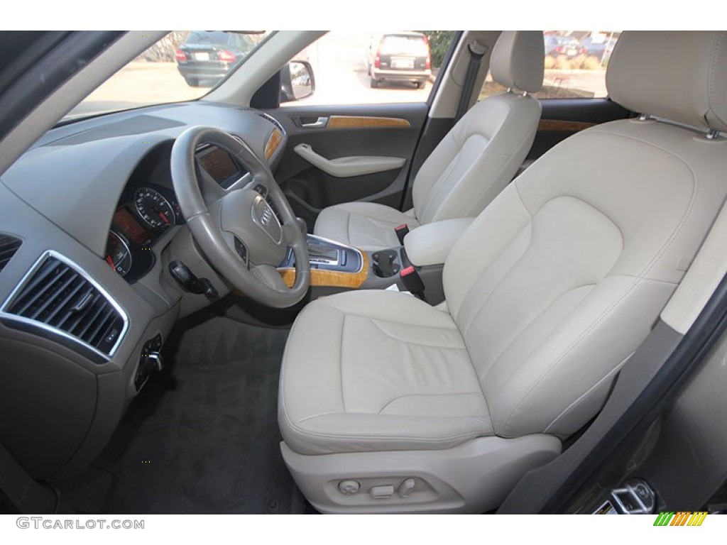 2009 Q5 3.2 Premium quattro - Dakar Beige Metallic / Cardamom Beige photo #7