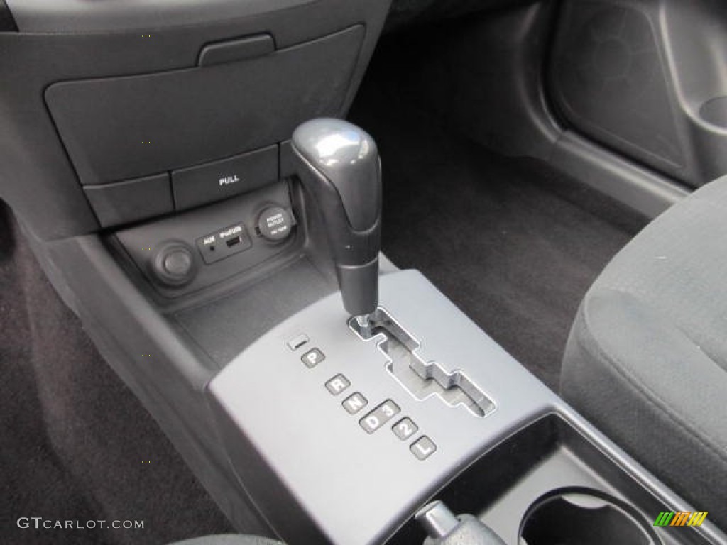 2009 Elantra SE Sedan - Black Pearl / Gray photo #12