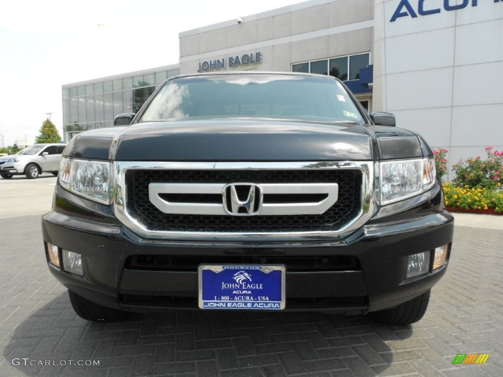 2009 Ridgeline RTL - Nighthawk Black Pearl / Beige photo #2