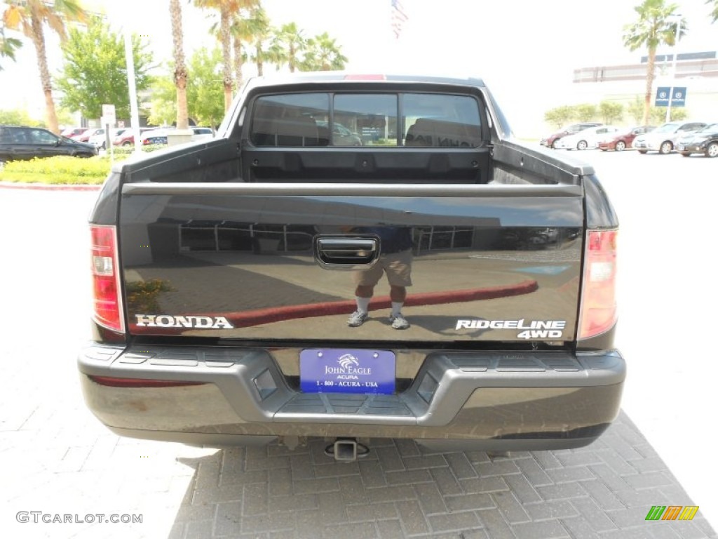 2009 Ridgeline RTL - Nighthawk Black Pearl / Beige photo #6