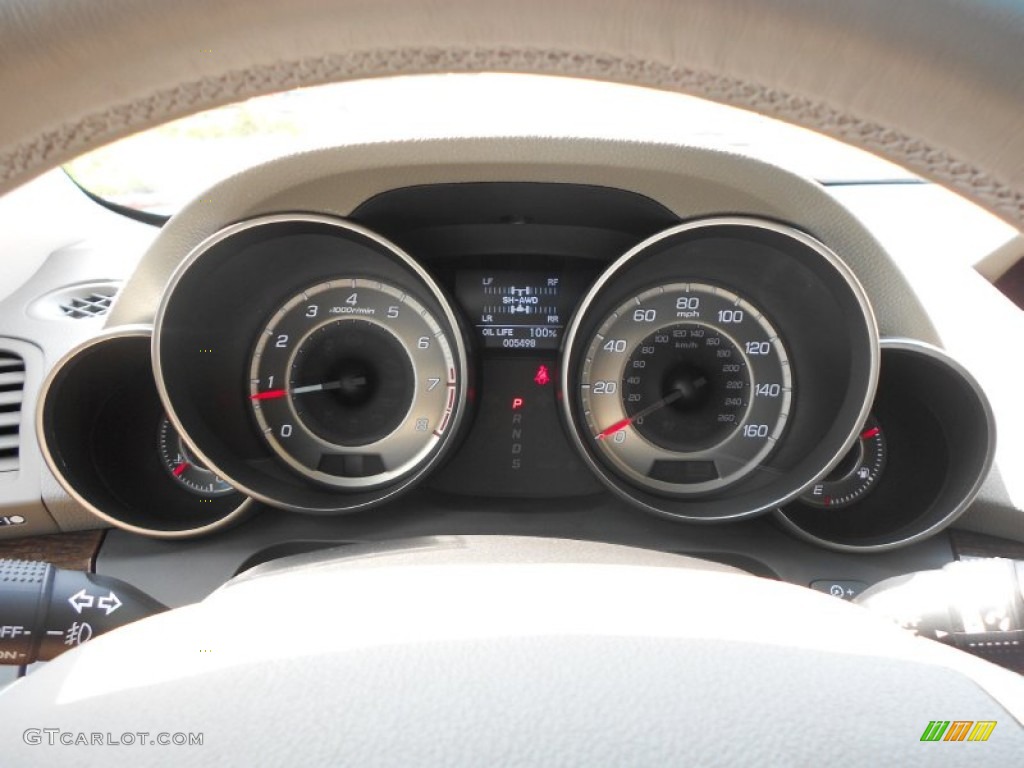 2012 Acura MDX SH-AWD Technology Gauges Photo #66449277