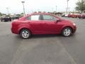 2012 Crystal Red Tintcoat Chevrolet Sonic LT Sedan  photo #4
