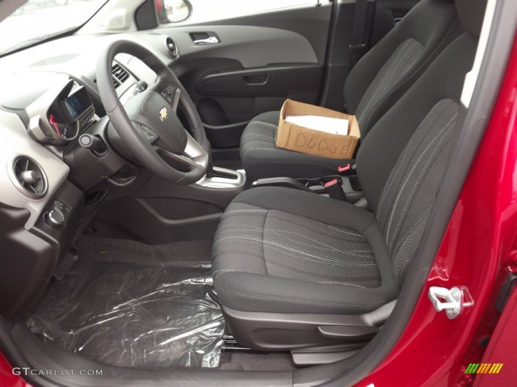 2012 Sonic LT Sedan - Crystal Red Tintcoat / Jet Black/Dark Titanium photo #11