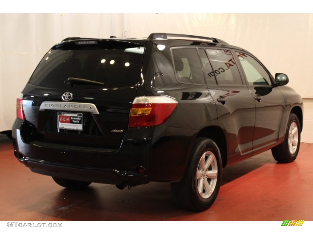 2010 Highlander SE 4WD - Black / Sand Beige photo #6