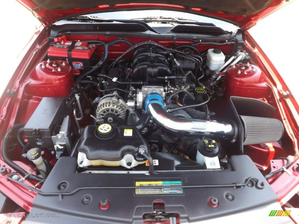 2007 Mustang V6 Premium Coupe - Redfire Metallic / Dark Charcoal photo #20