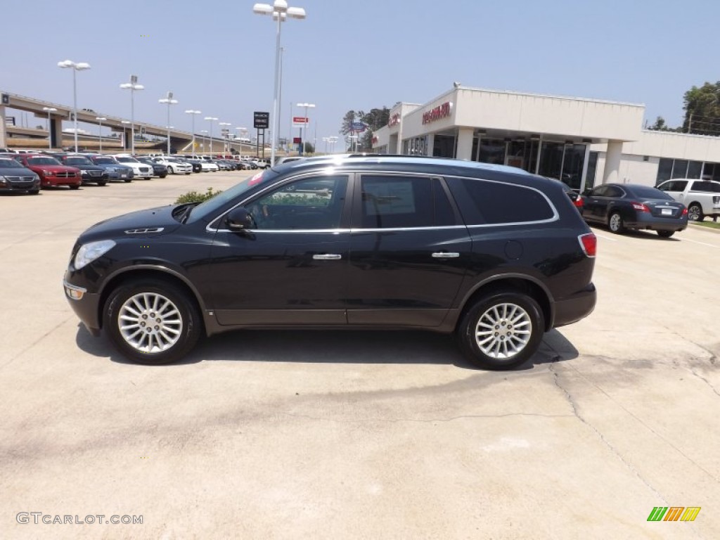 2010 Enclave CXL - Carbon Black Metallic / Ebony/Ebony photo #2