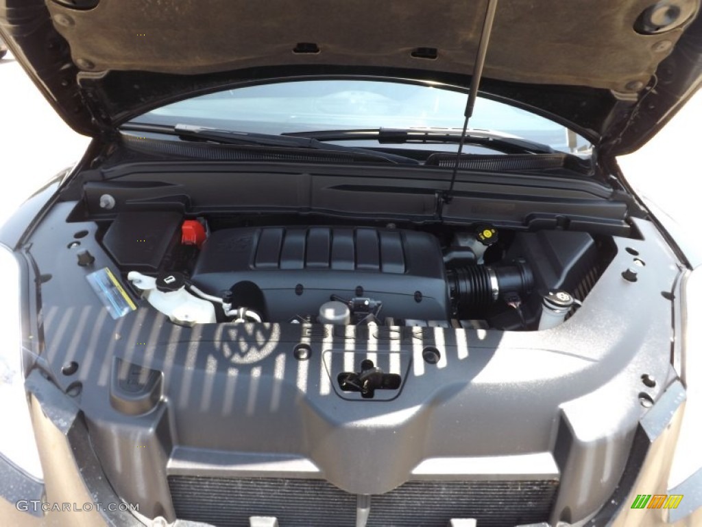 2010 Enclave CXL - Carbon Black Metallic / Ebony/Ebony photo #23