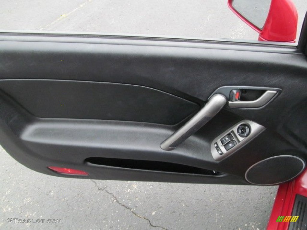 2008 Tiburon GT - Redfire Pearl / GT Black Leather/Black Sport Grip photo #14