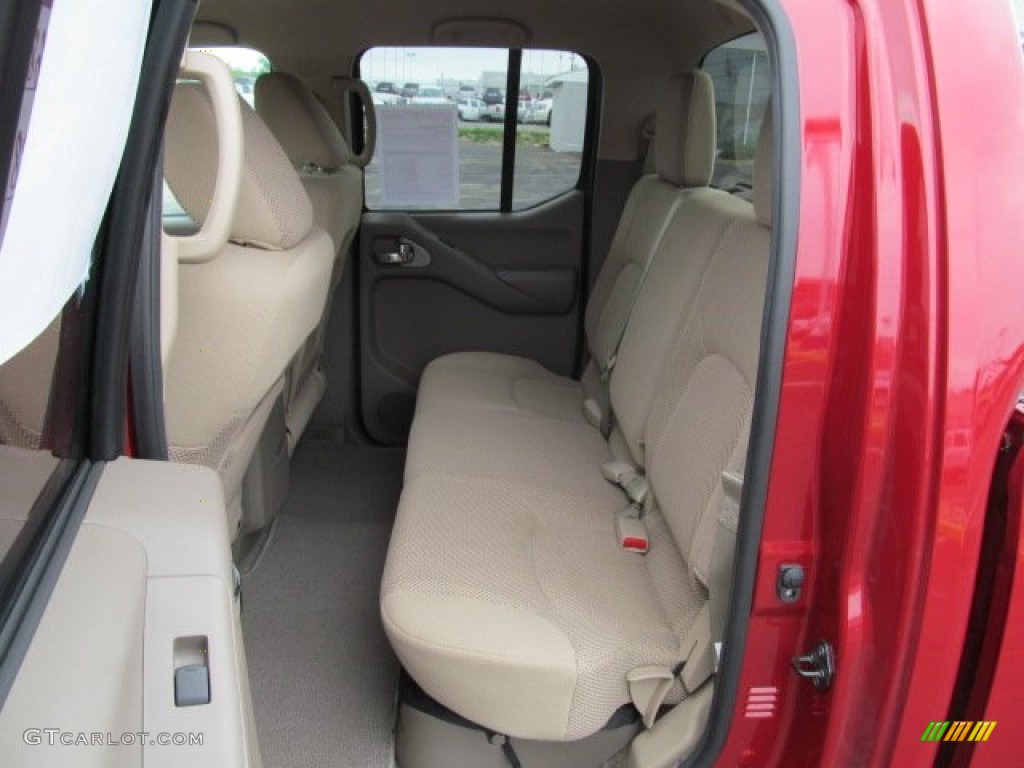 Beige Interior 2012 Nissan Frontier SV Crew Cab 4x4 Photo #66452847
