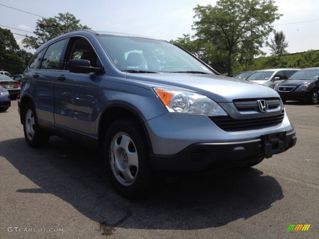 2007 CR-V LX - Glacier Blue Metallic / Gray photo #7