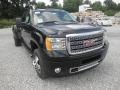 Onyx Black - Sierra 3500HD Denali Crew Cab 4x4 Dually Photo No. 2