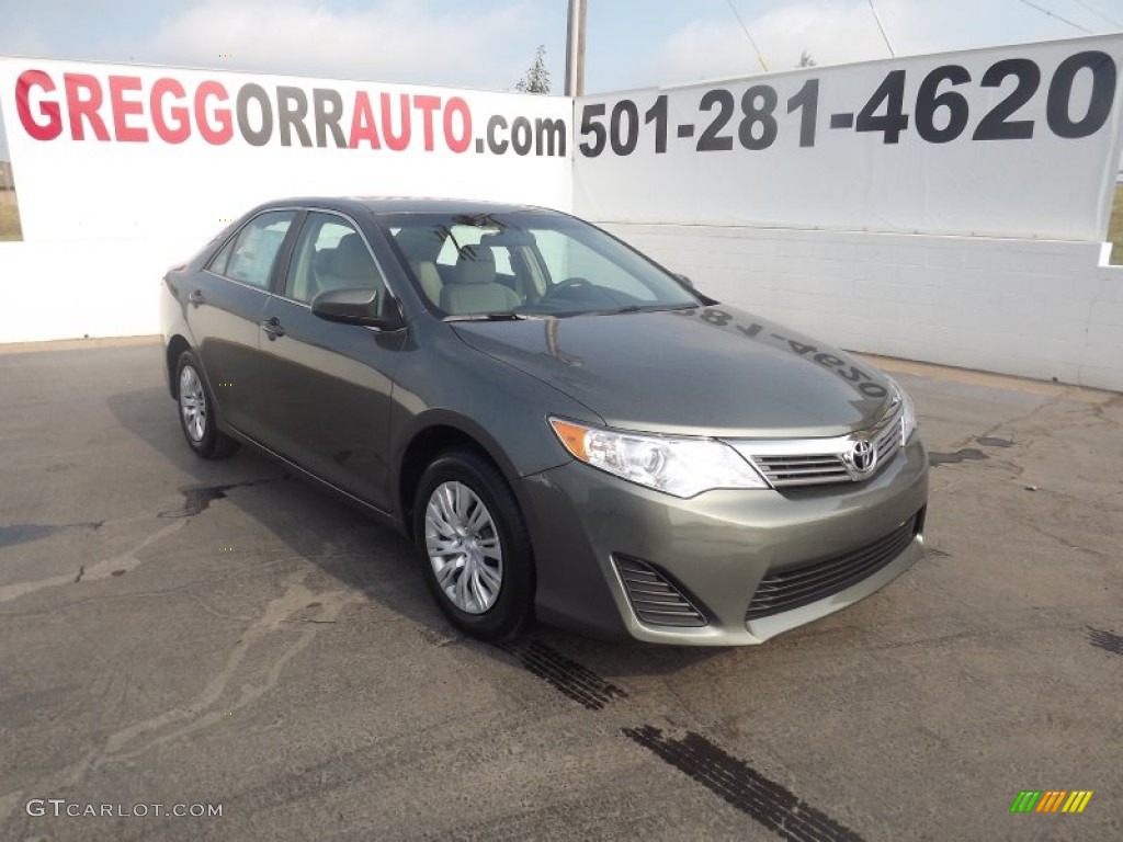 2012 Camry L - Cypress Green Pearl / Ivory photo #1