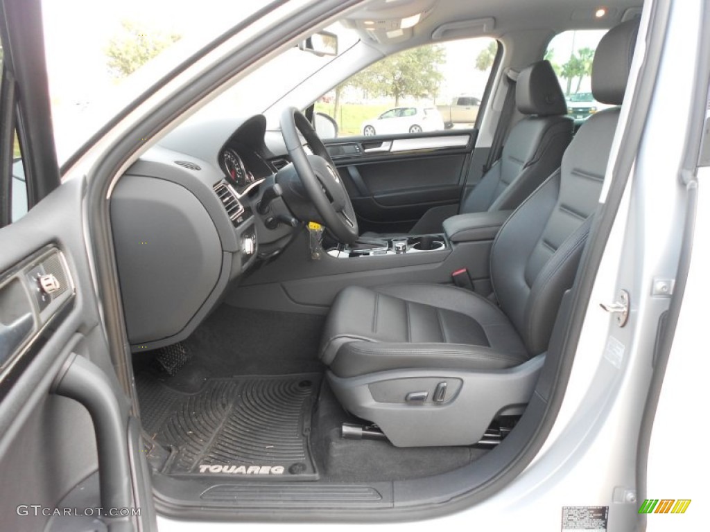 Black Anthracite Interior 2012 Volkswagen Touareg TDI Sport 4XMotion Photo #66456948