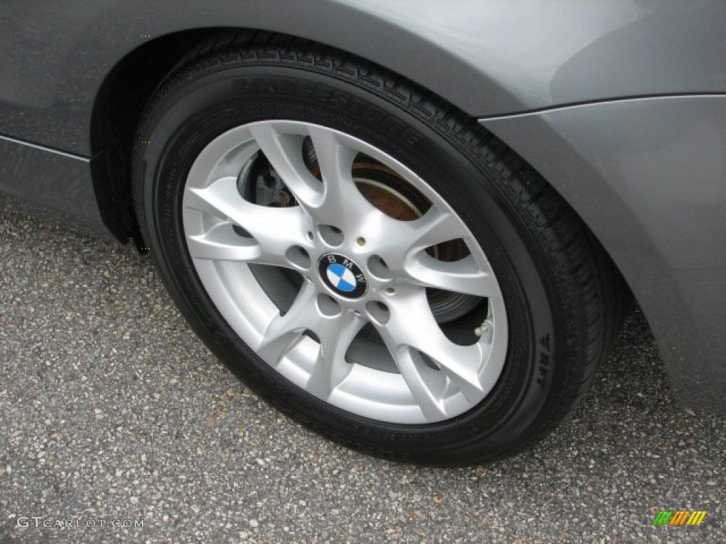 2009 1 Series 128i Convertible - Space Grey Metallic / Black photo #5