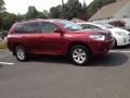 2009 Salsa Red Pearl Toyota Highlander V6  photo #4