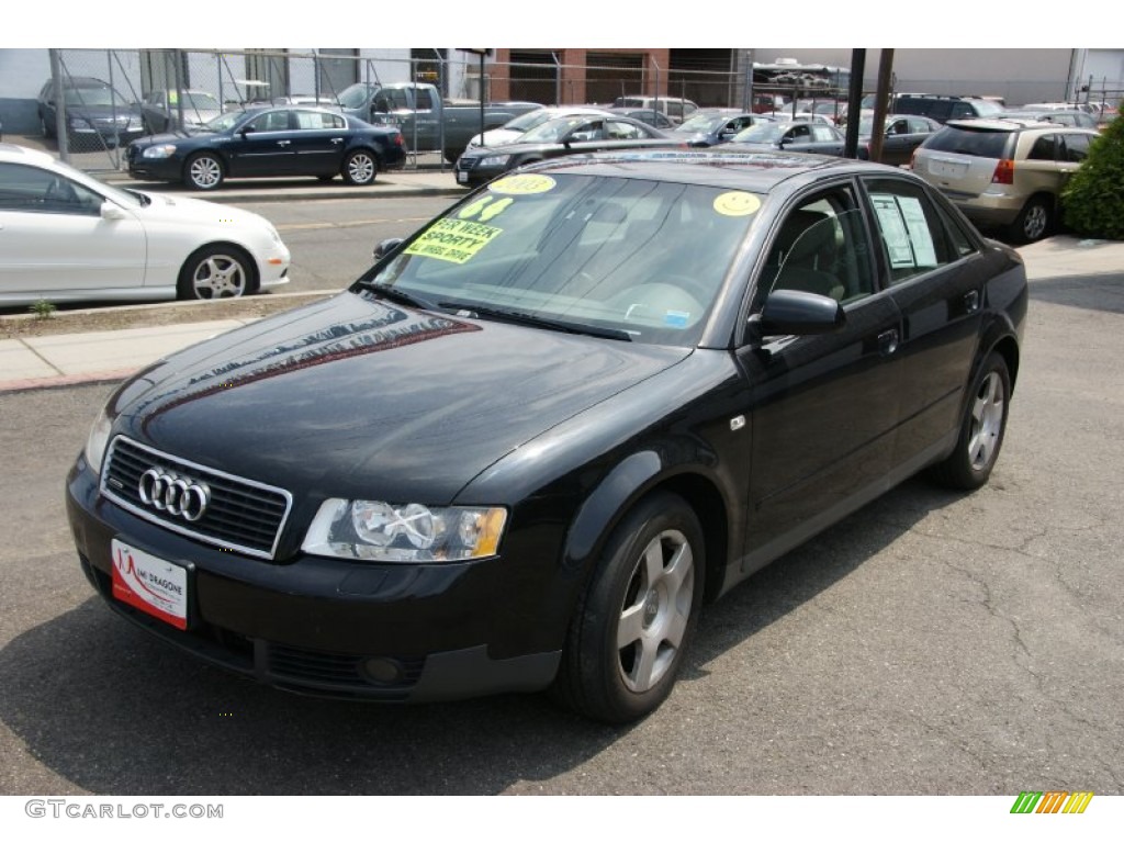 2003 A4 1.8T quattro Sedan - Ming Blue Pearl Effect / Ebony photo #1